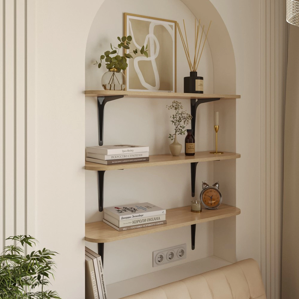 Деталь мебельная 250х600х16 мм иланга elemento