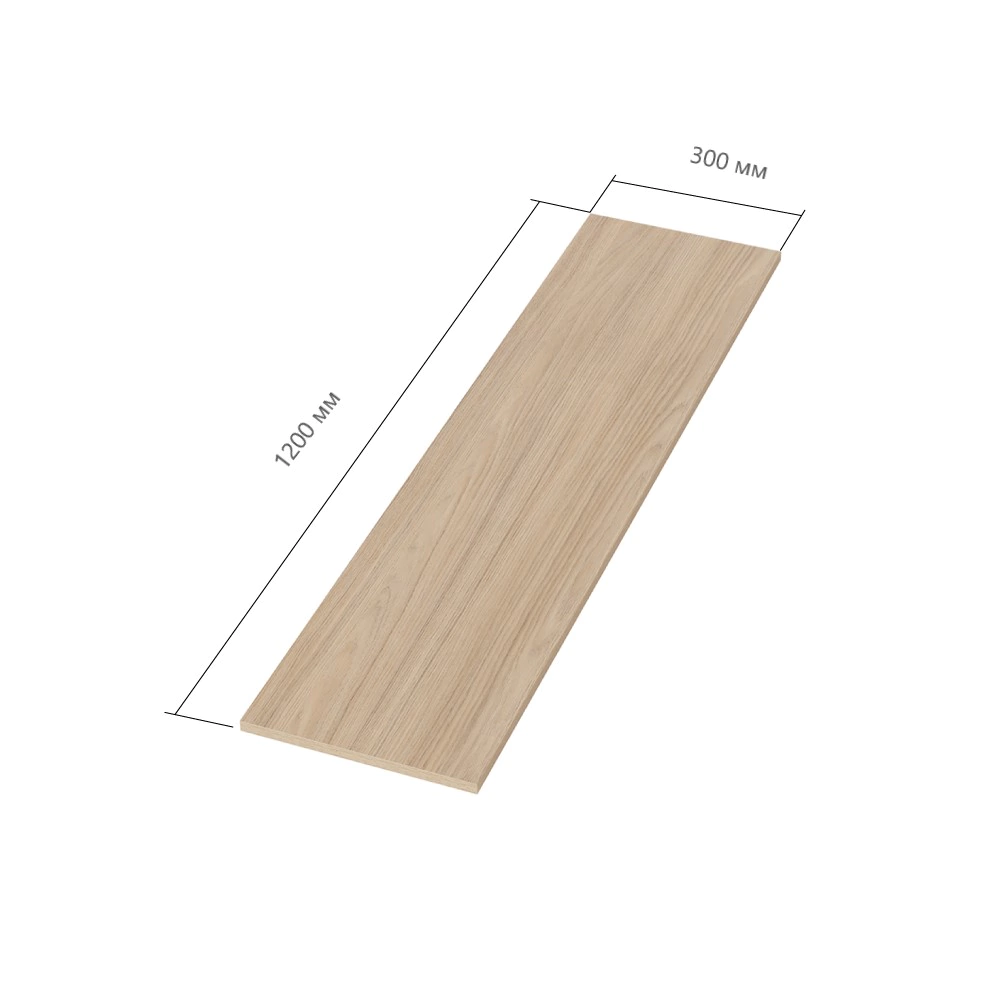 Деталь мебельная 1200х300х16 мм иланга elemento