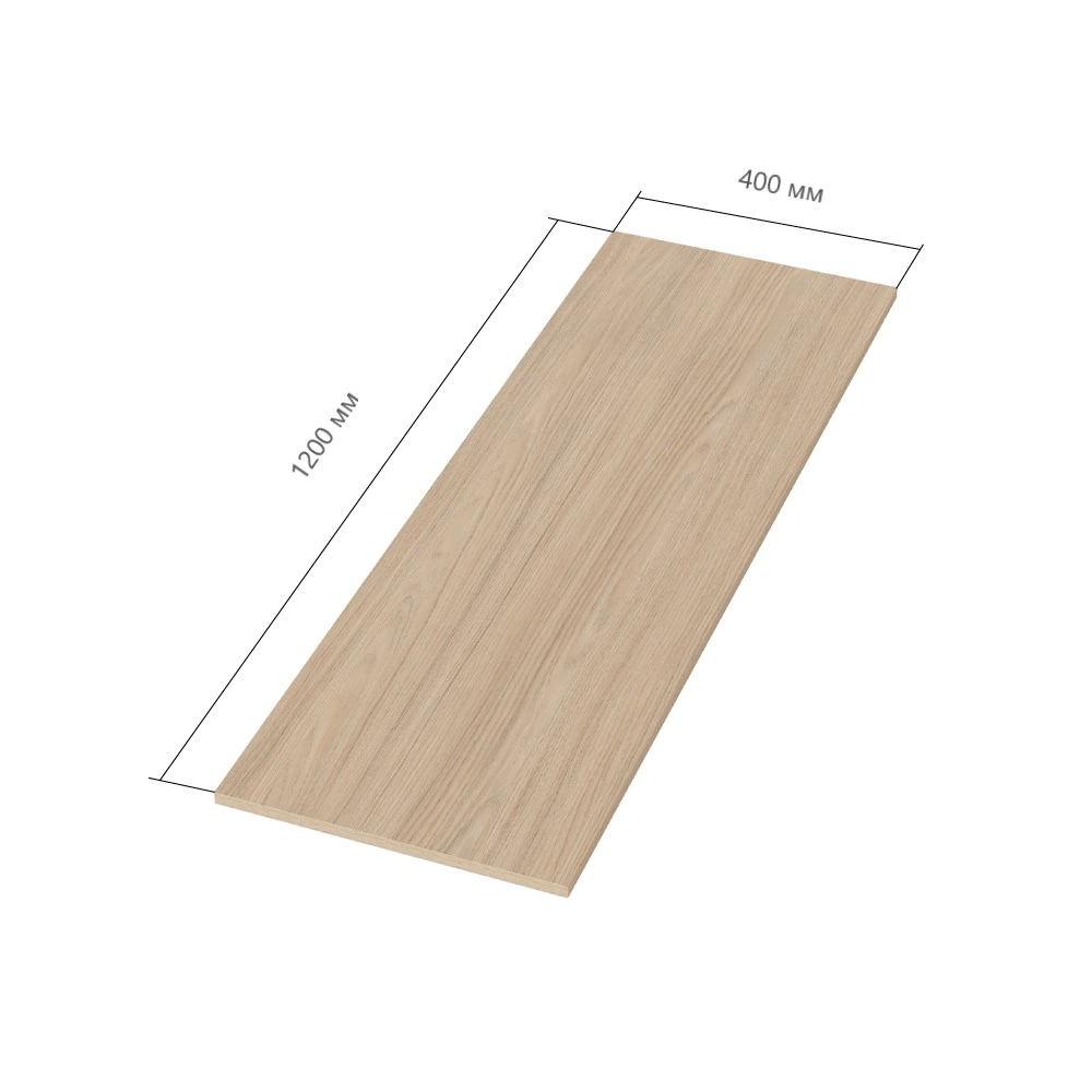 Деталь мебельная 1200х400х16 мм иланга elemento