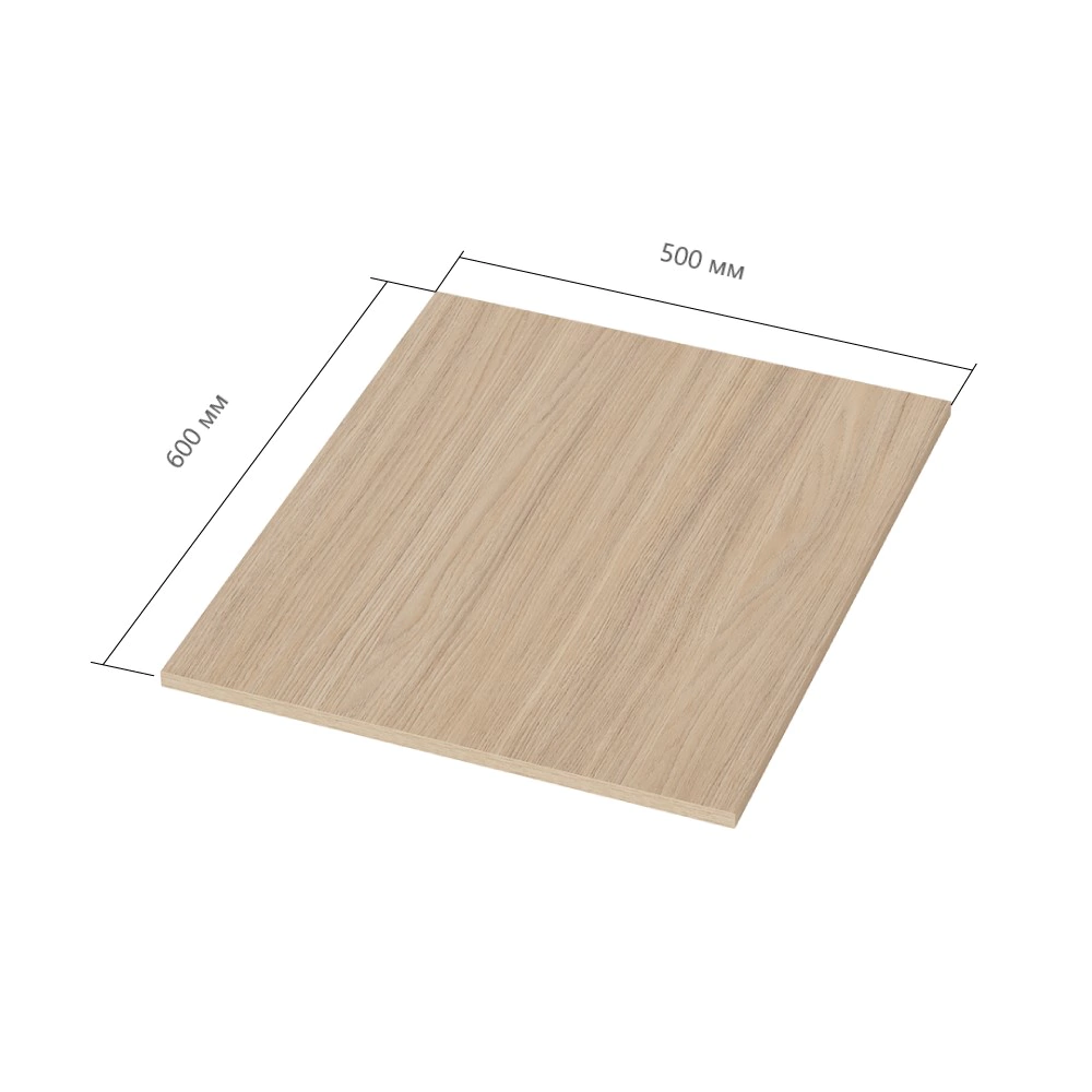 Деталь мебельная 600х500х16 мм иланга elemento