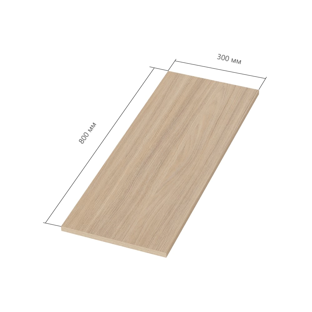 Деталь мебельная 800х300х16 мм иланга elemento
