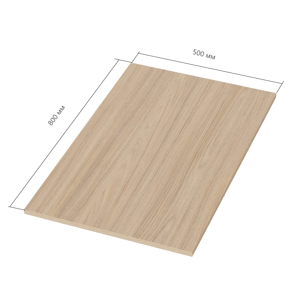 Деталь мебельная 800х500х16 мм иланга elemento