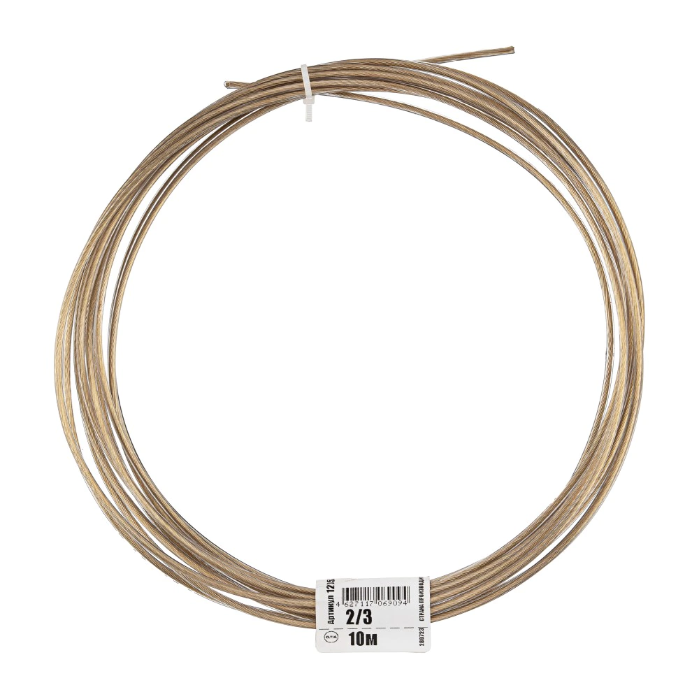 Трос стальной в ПВХ оплетке Tech-KREP 2/3 мм 10 м