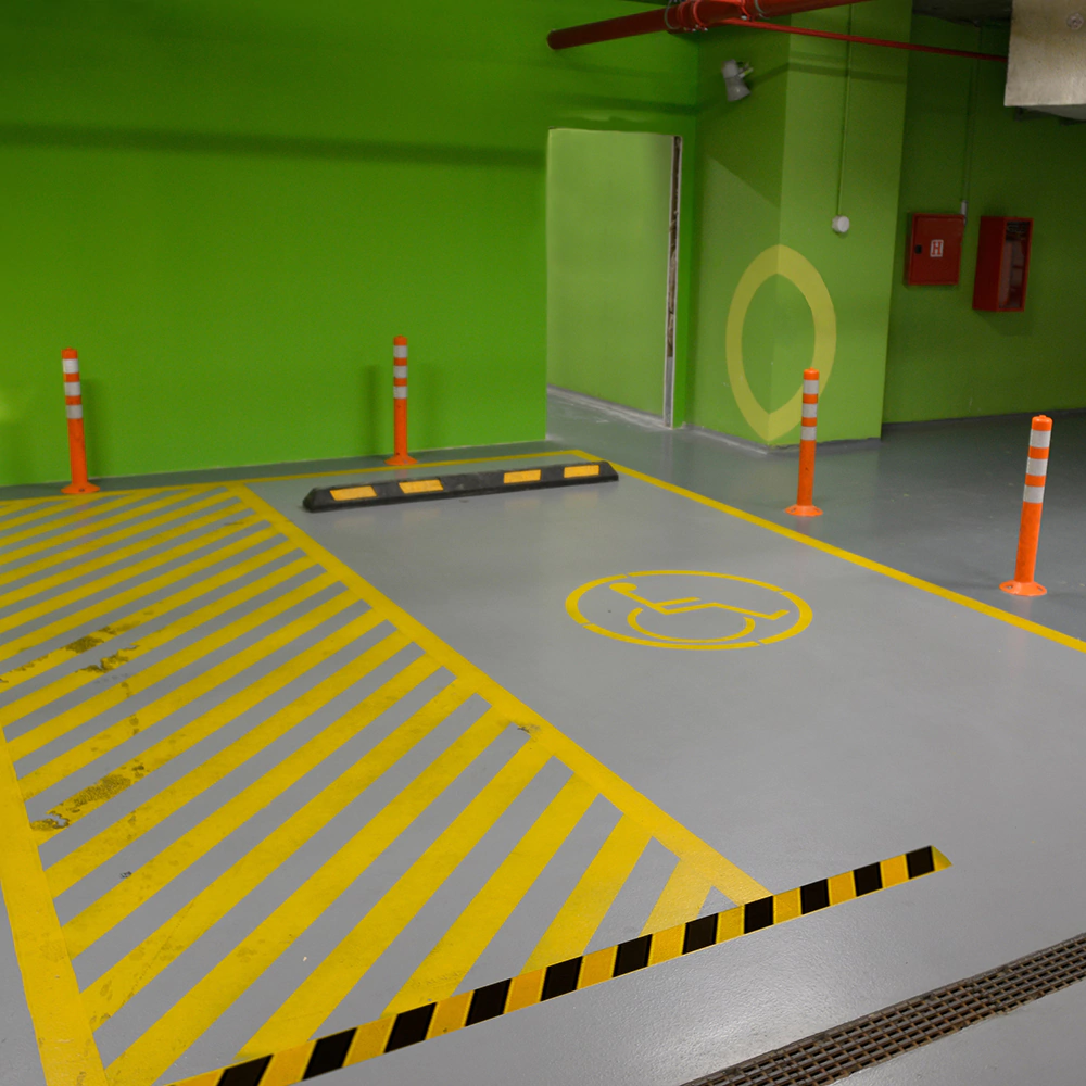 Сигнальная лента СИЛА  48 мм x 25 м черно-желтая