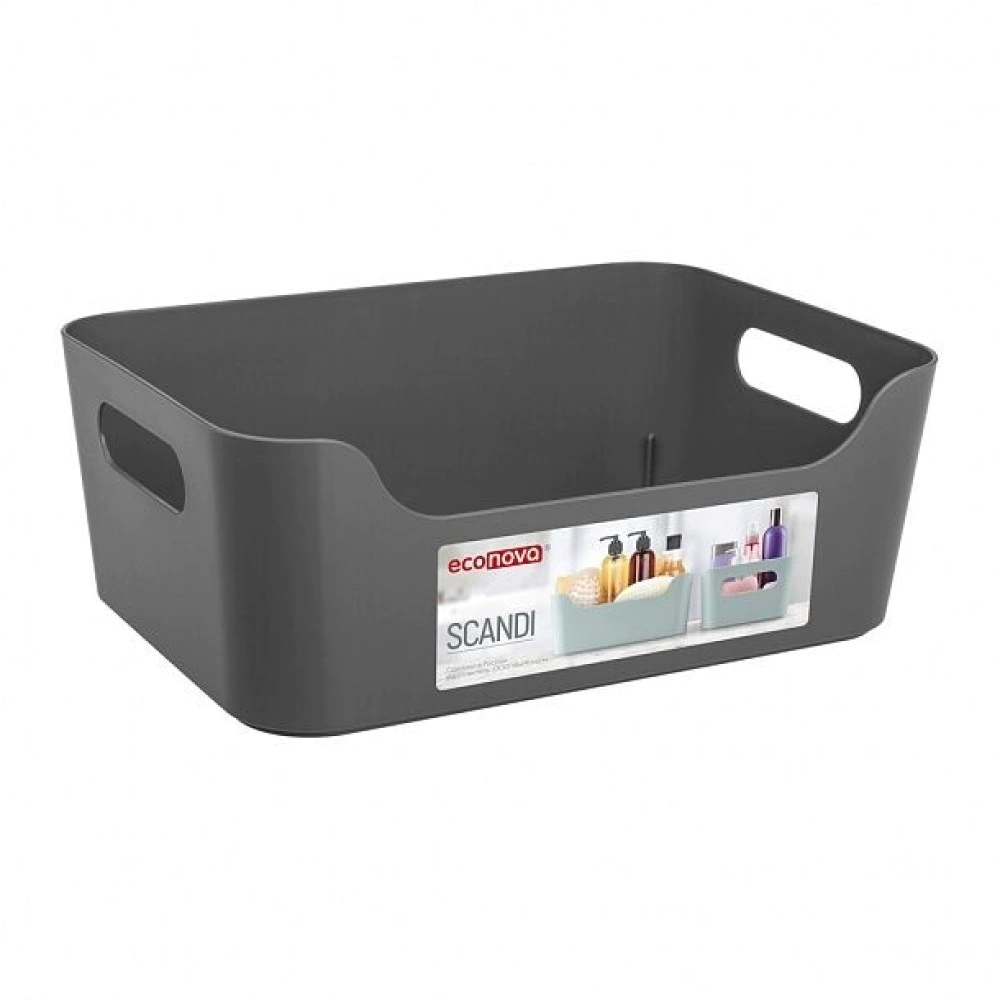 Корзина универсальная SCANDI 19x10,5x27 см 5,3 л серая