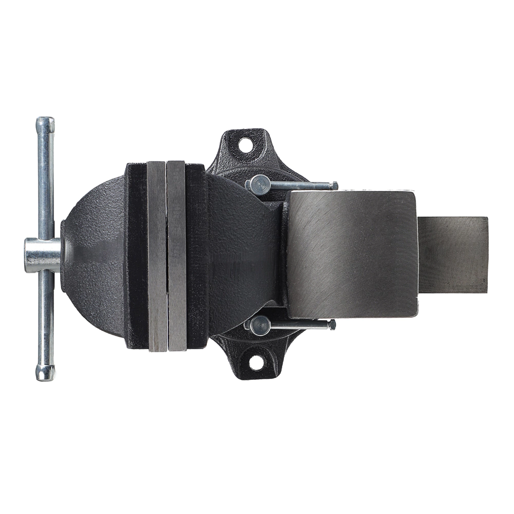 Тиски слесарные захват 125 мм вес 12 кг поворотные с наковальней DORN PRO