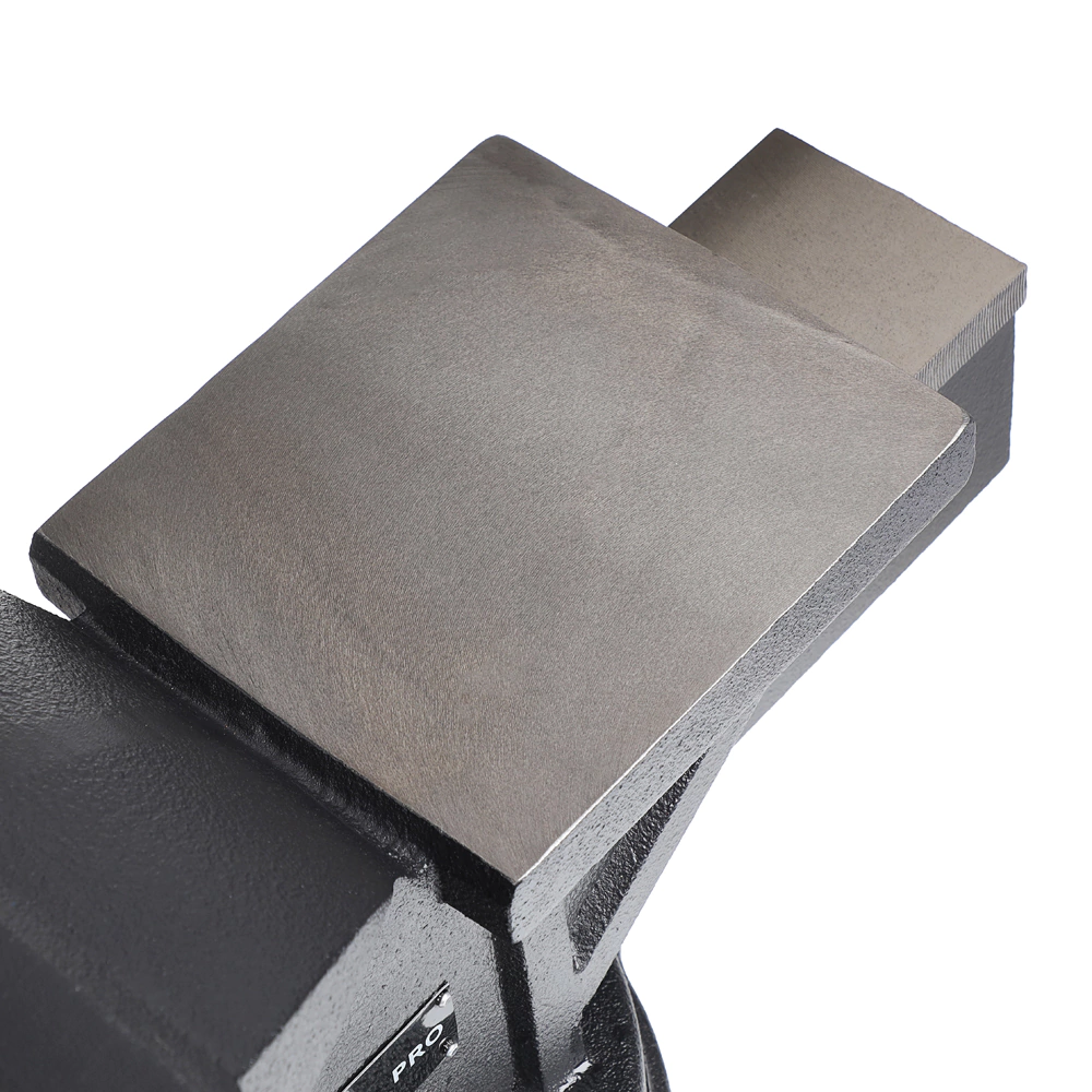 Тиски слесарные захват 200 мм вес 33 кг поворотные с наковальней DORN PRO