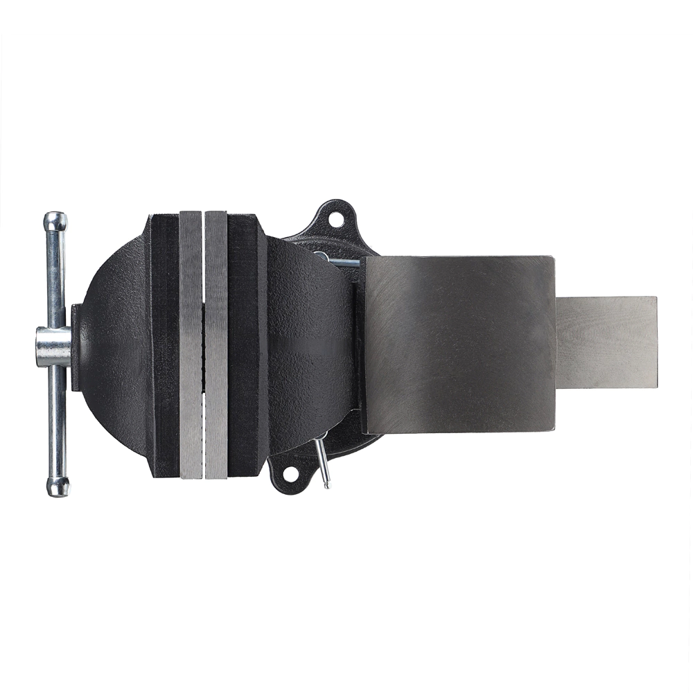 Тиски слесарные захват 200 мм вес 33 кг поворотные с наковальней DORN PRO