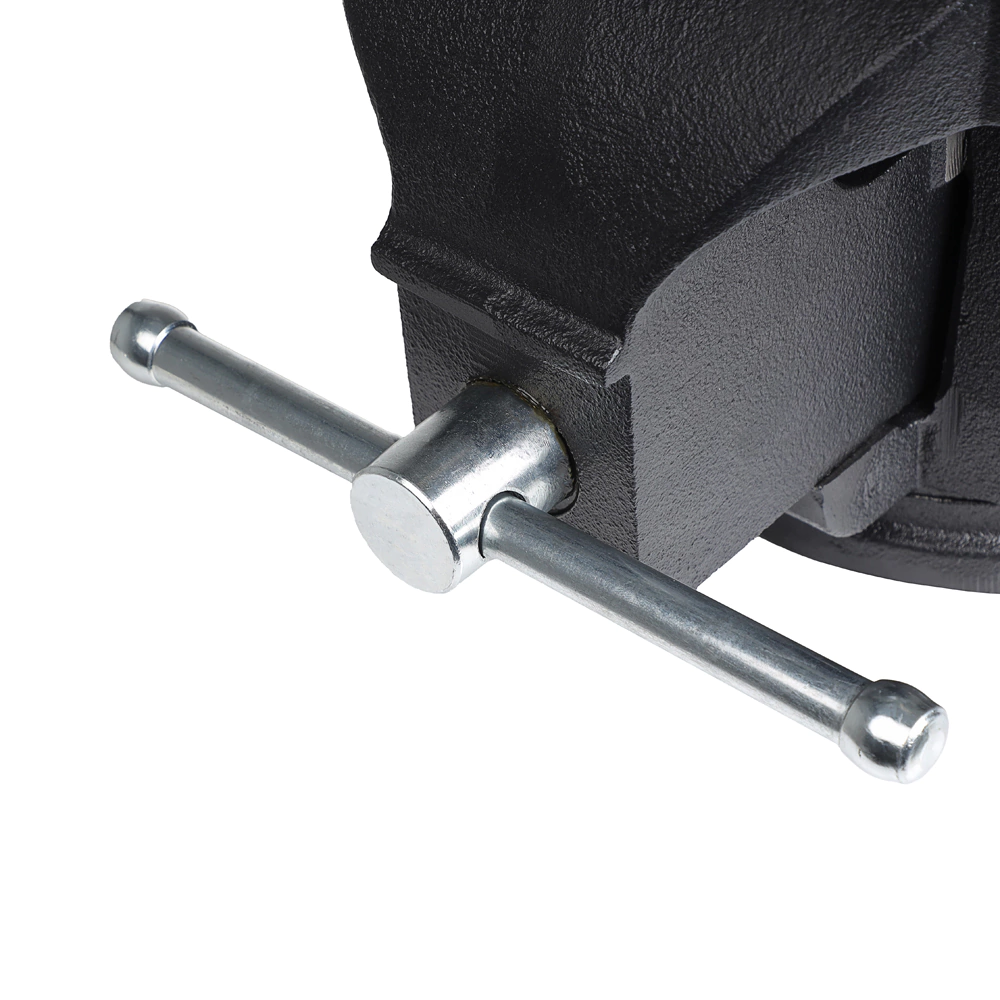 Тиски слесарные захват 200 мм вес 33 кг поворотные с наковальней DORN PRO