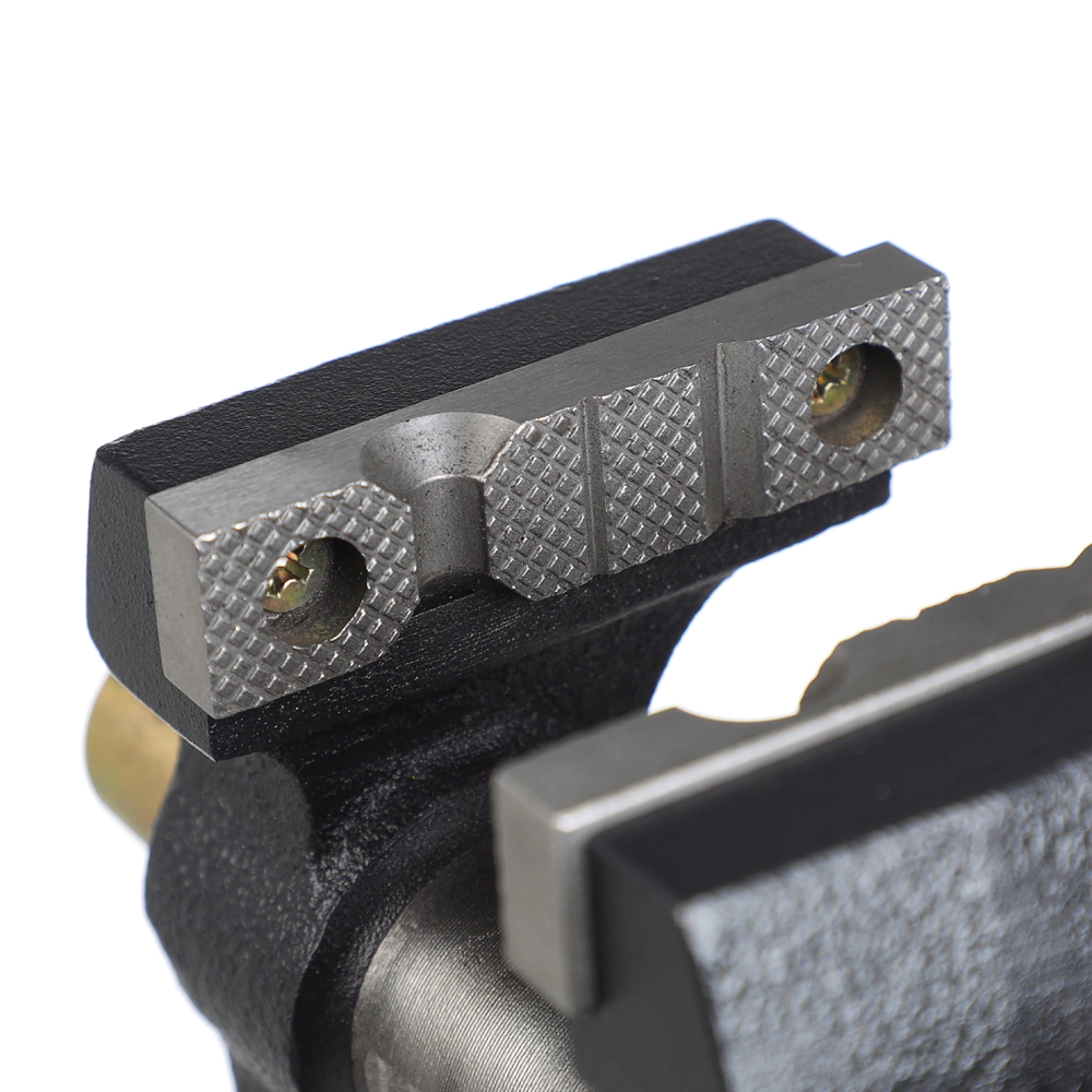 Тиски слесарные захват 63 мм вес 3,8 кг поворотные с наковальней DORN PRO