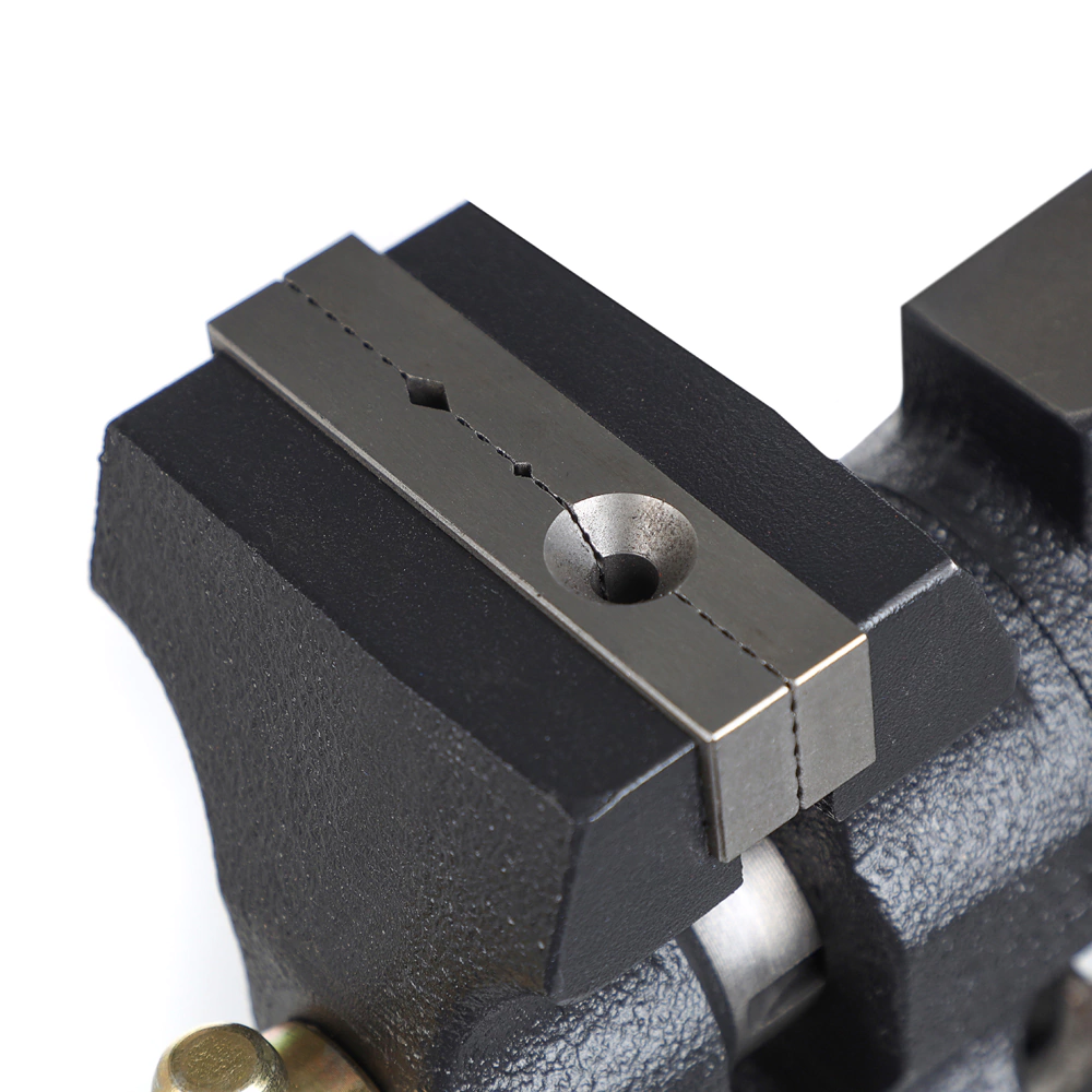 Тиски слесарные захват 63 мм вес 3,8 кг поворотные с наковальней DORN PRO