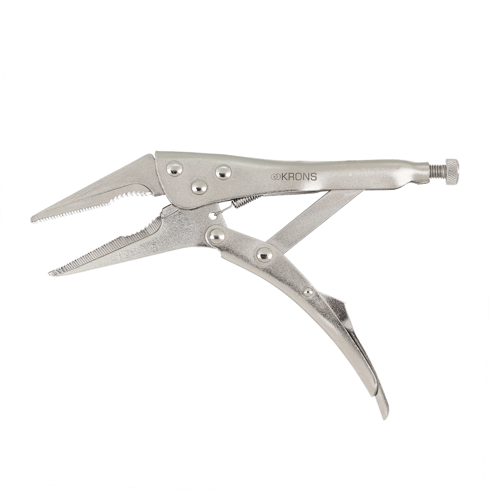 Клещи зажимные 220 мм удлиненный захват KRONS