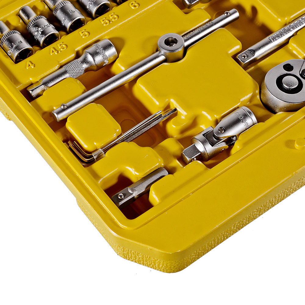 Набор головок 1/4" 46 предметов Hanskonner HK1045-20-S46