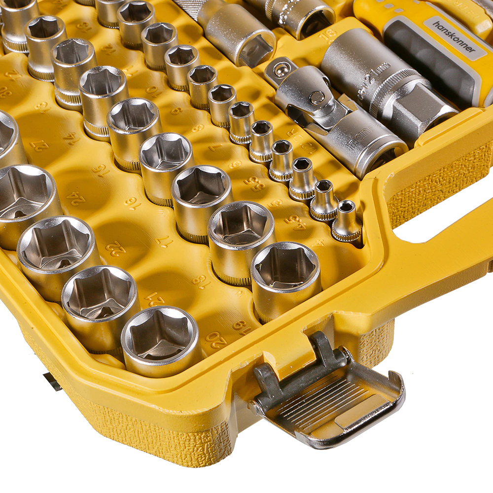 Набор головок и бит 1/4" и 1/2" 108 предметов Hanskonner HK1045-20-S108