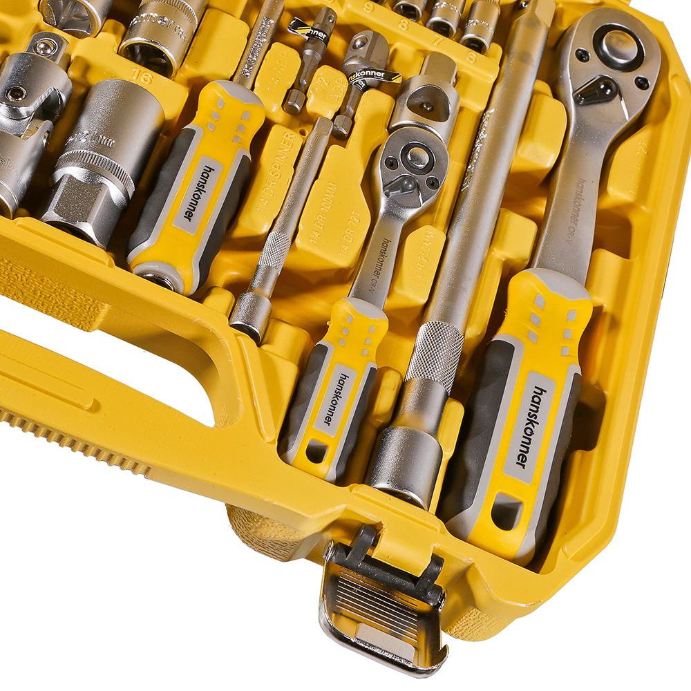 Набор головок и бит 1/4" и 1/2" 108 предметов Hanskonner HK1045-20-S108