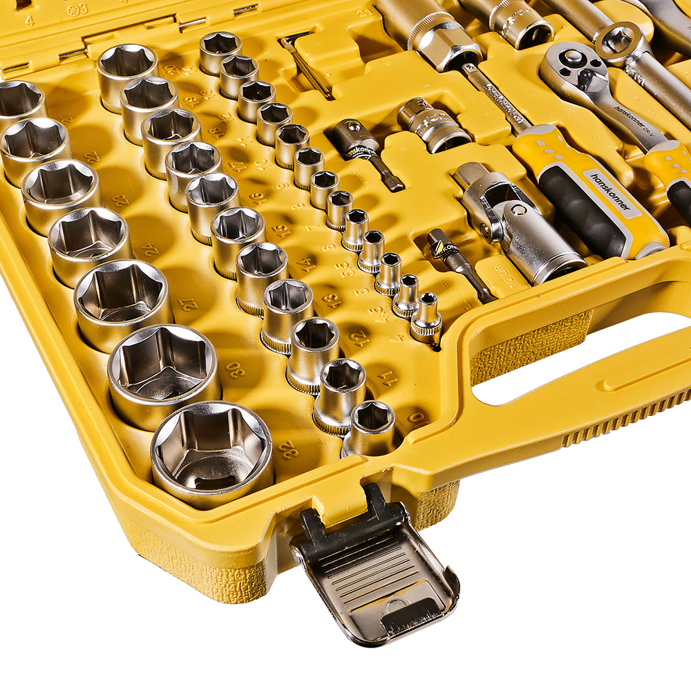 Набор головок и бит 1/4" и 1/2" 94 предмета Hanskonner HK1045-20-S94
