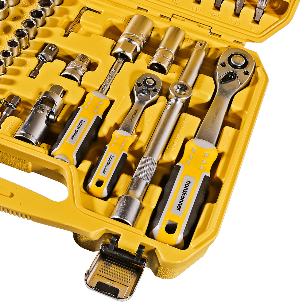 Набор головок и бит 1/4" и 1/2" 94 предмета Hanskonner HK1045-20-S94