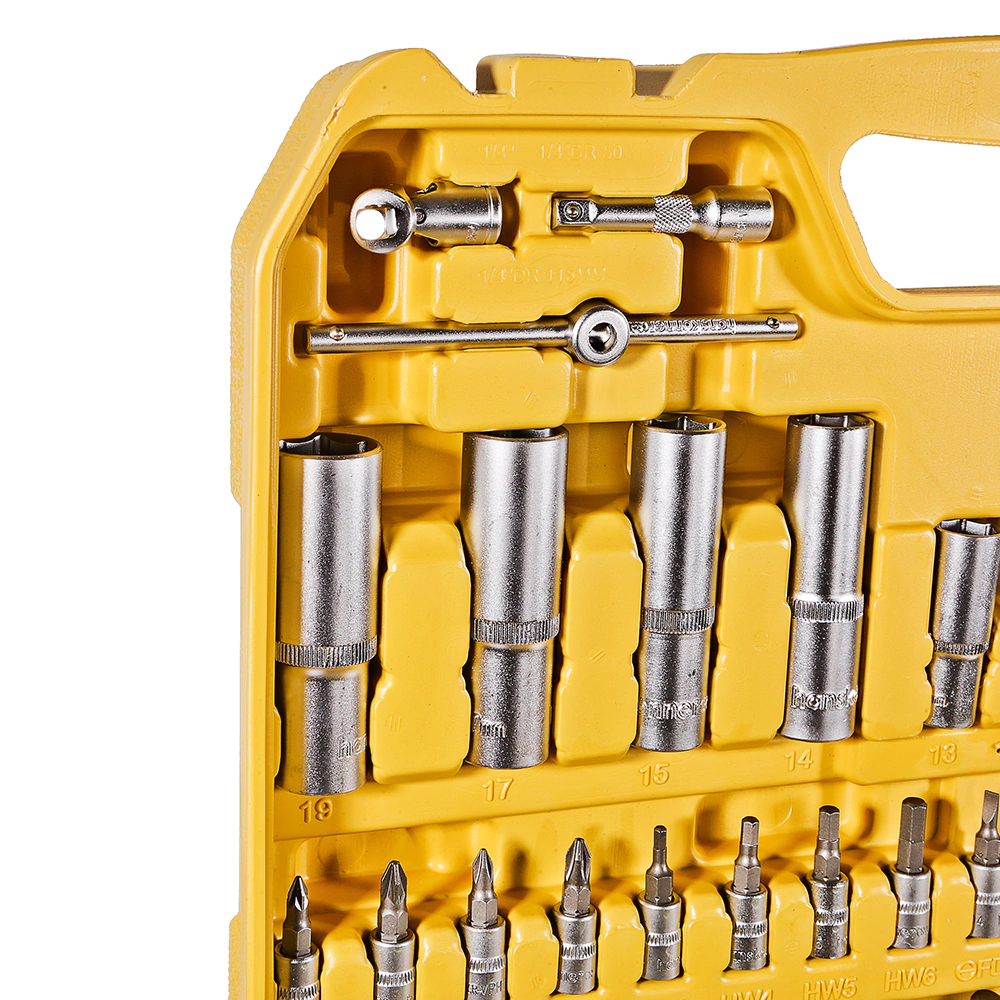 Набор головок и бит 1/4" и 1/2" 94 предмета Hanskonner HK1045-20-S94