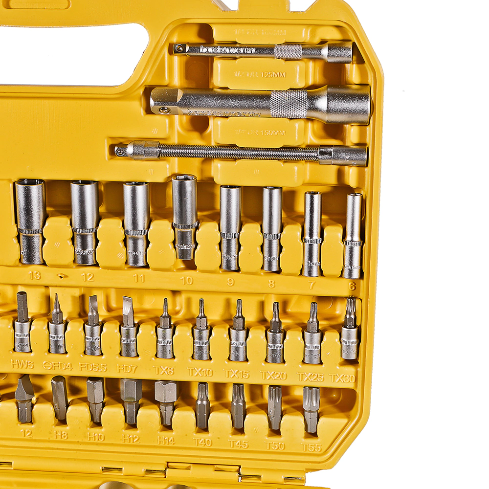 Набор головок и бит 1/4" и 1/2" 94 предмета Hanskonner HK1045-20-S94