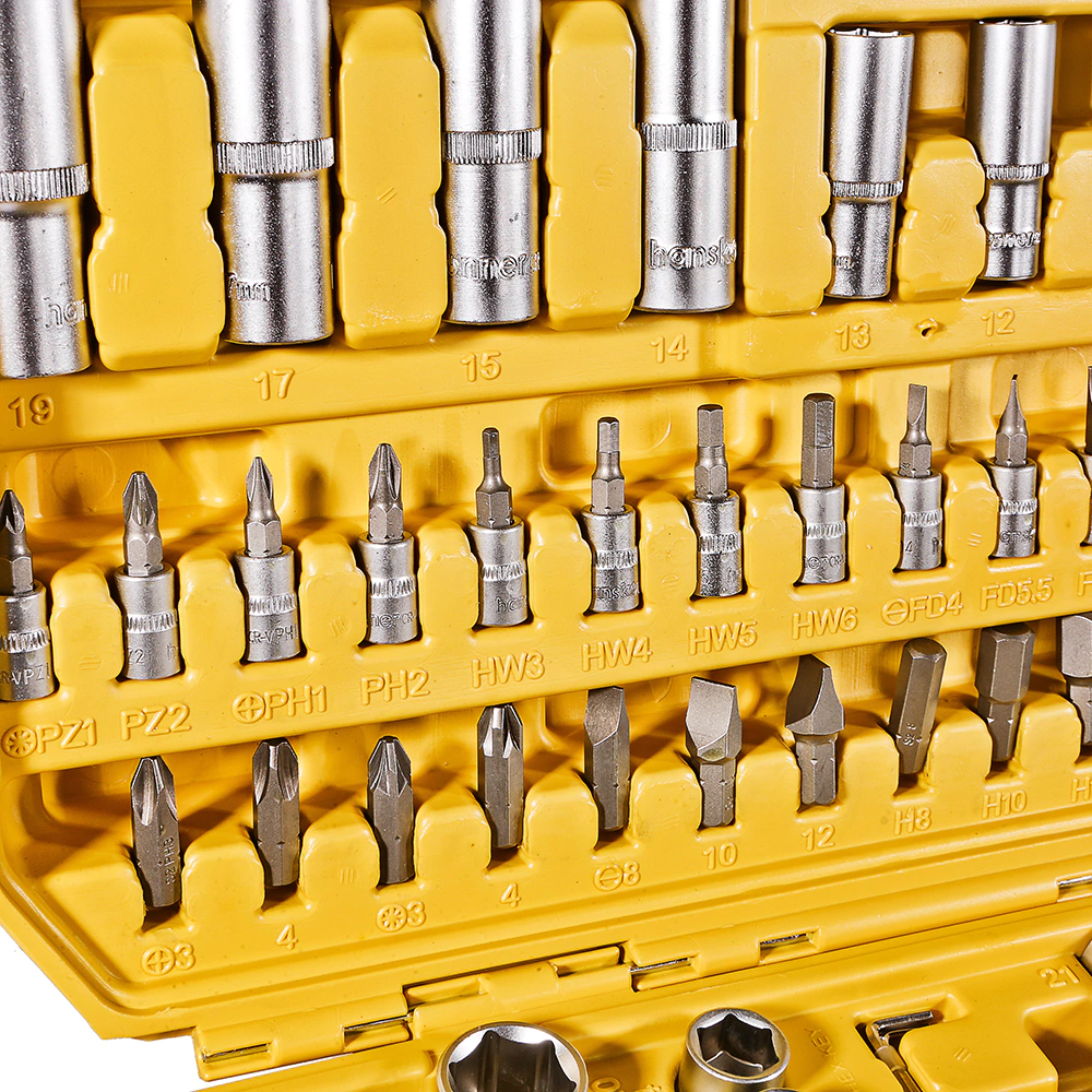 Набор головок и бит 1/4" и 1/2" 94 предмета Hanskonner HK1045-20-S94
