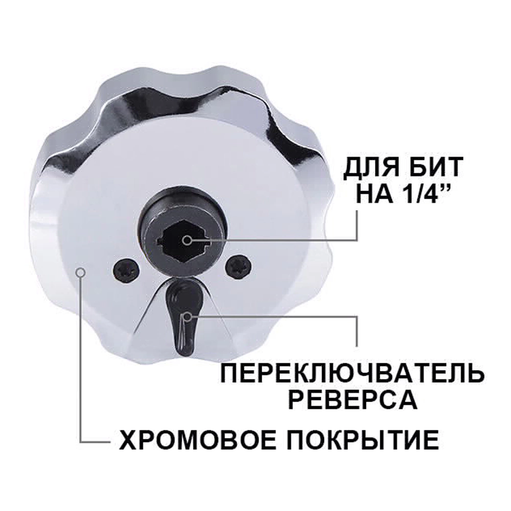 Трещотка ручная 1/4" 72 зуба WORKPRO