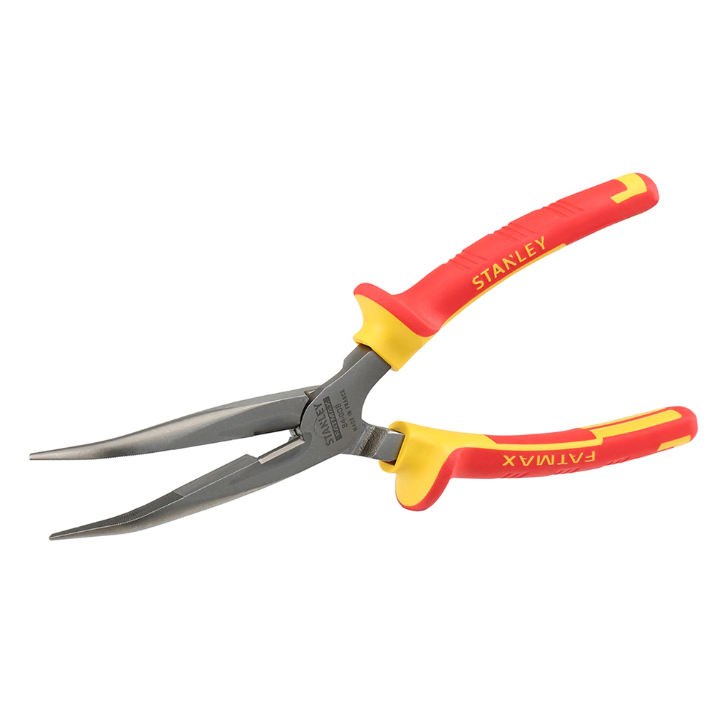 Длинногубцы диэлектрические изогнутые STANLEY 200 мм 1000 В