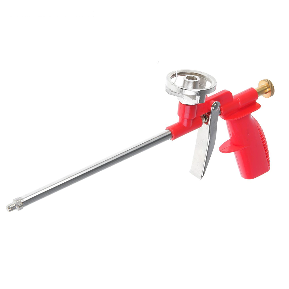 Пистолет для монтажной пены пластмассовый с металлическим адаптером Hobbi