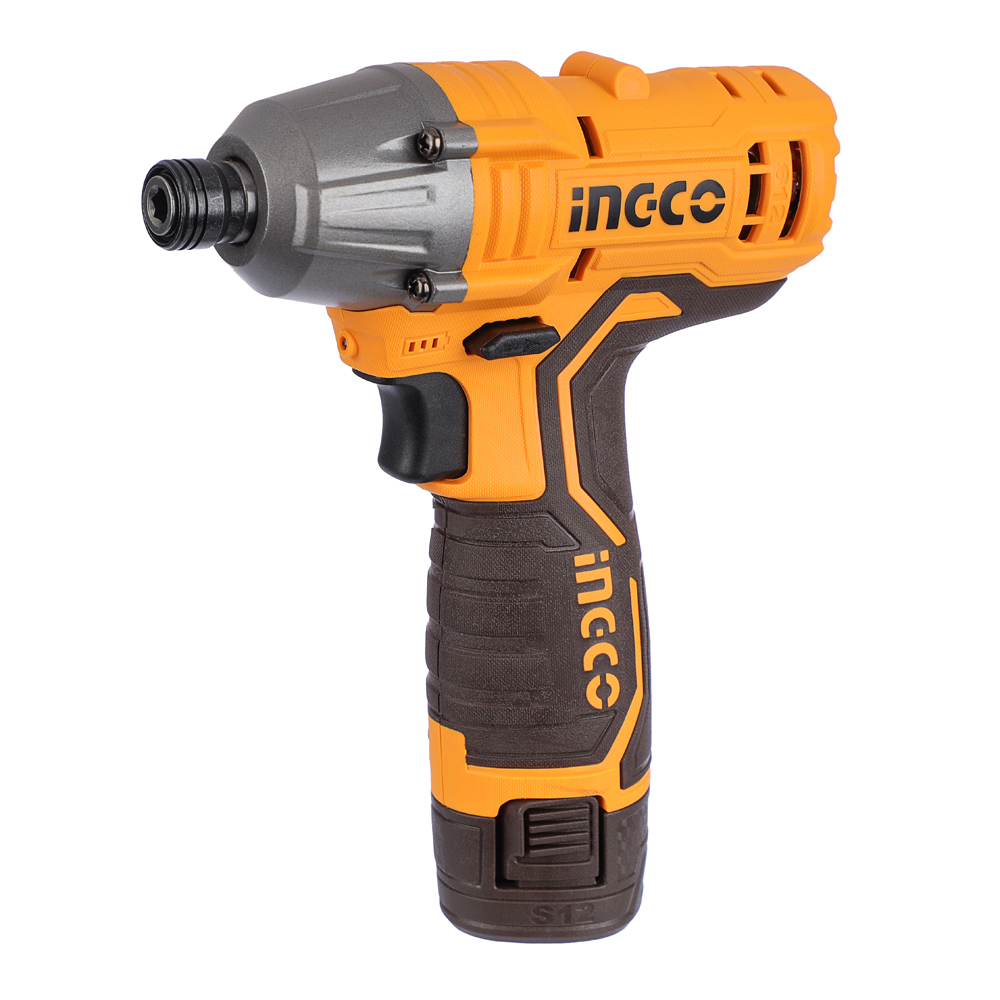 INGCO Винтоверт аккумуляторный ударный INGCO CIRLI12015, 2х1,5 Ач 12 В