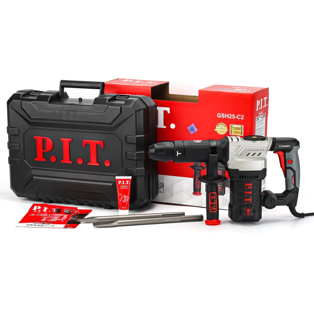Отбойный молоток SDS-Max 15 Дж 1300 Вт P.I.T. GSH25-C2