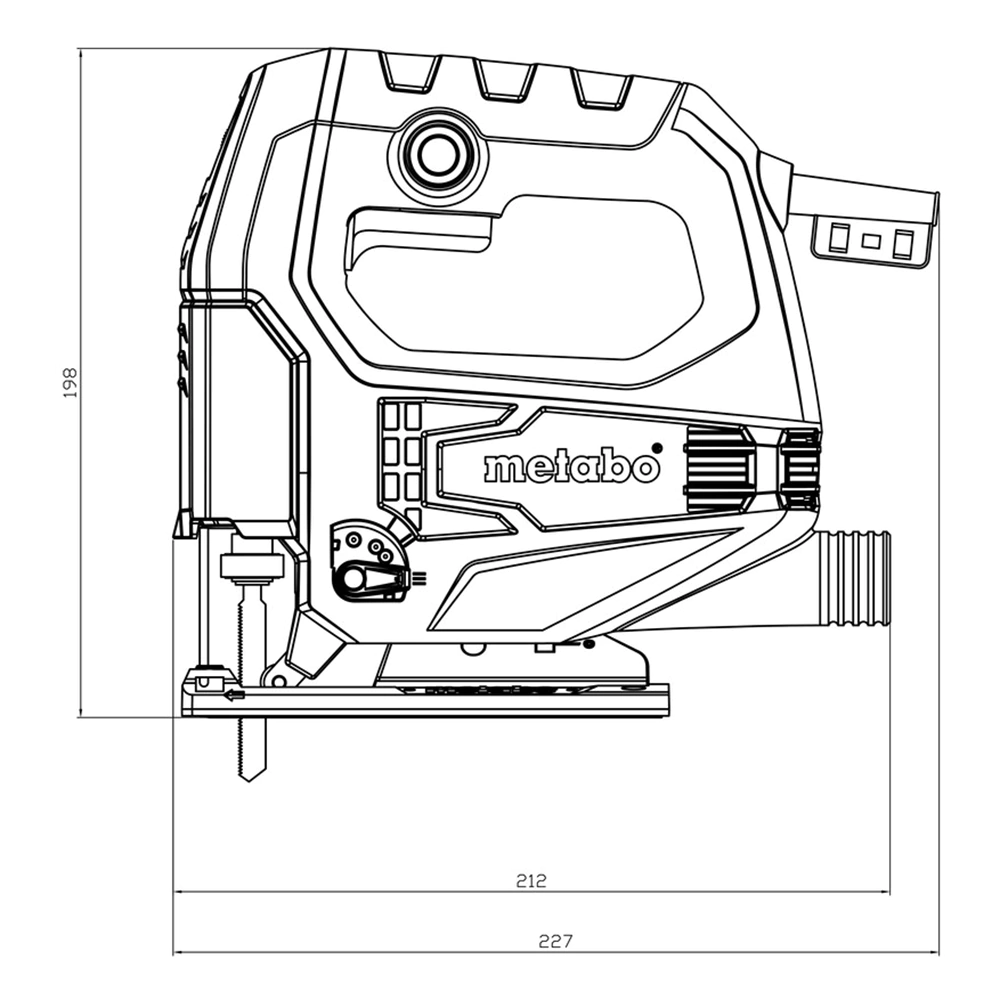 Электролобзик Metabo STEB 65, 450 Вт