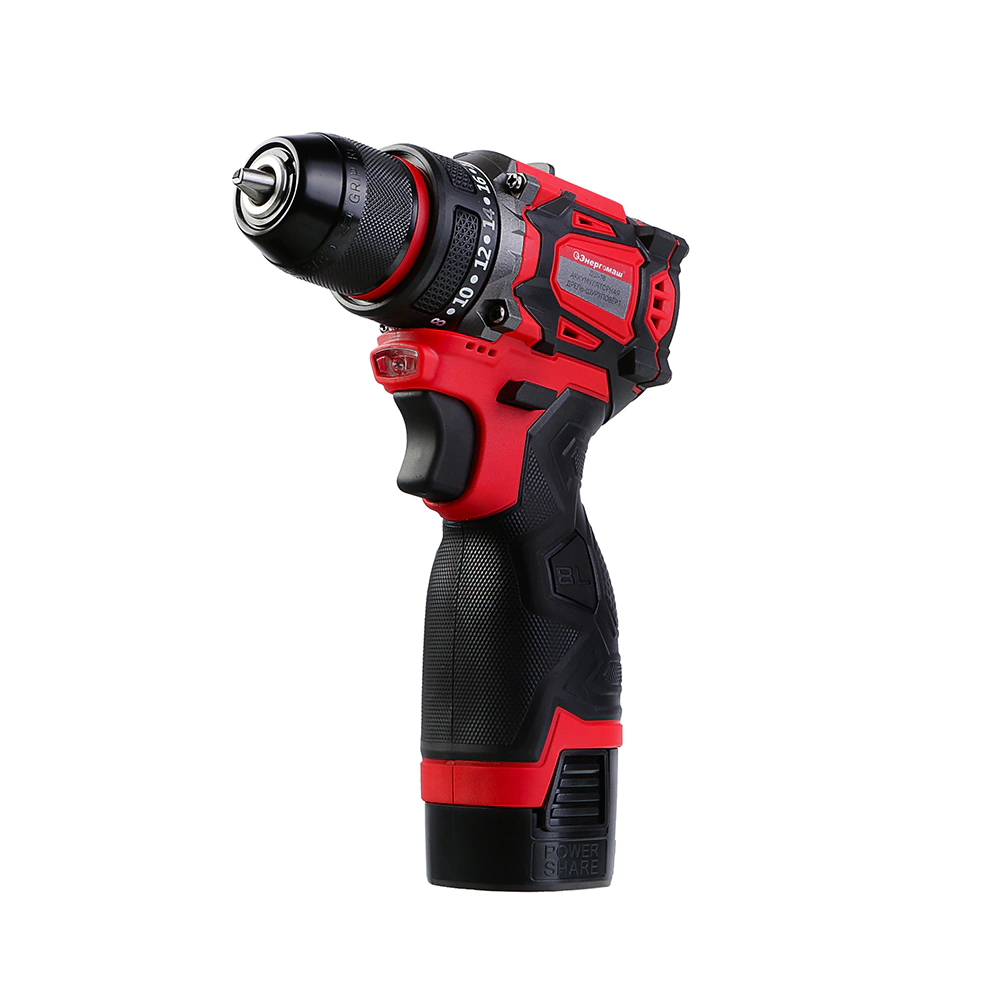 Шуруповерт аккумуляторный бесщеточный 16 В 45 Нм 2х2,0 Ач Энергомаш ДШ-18