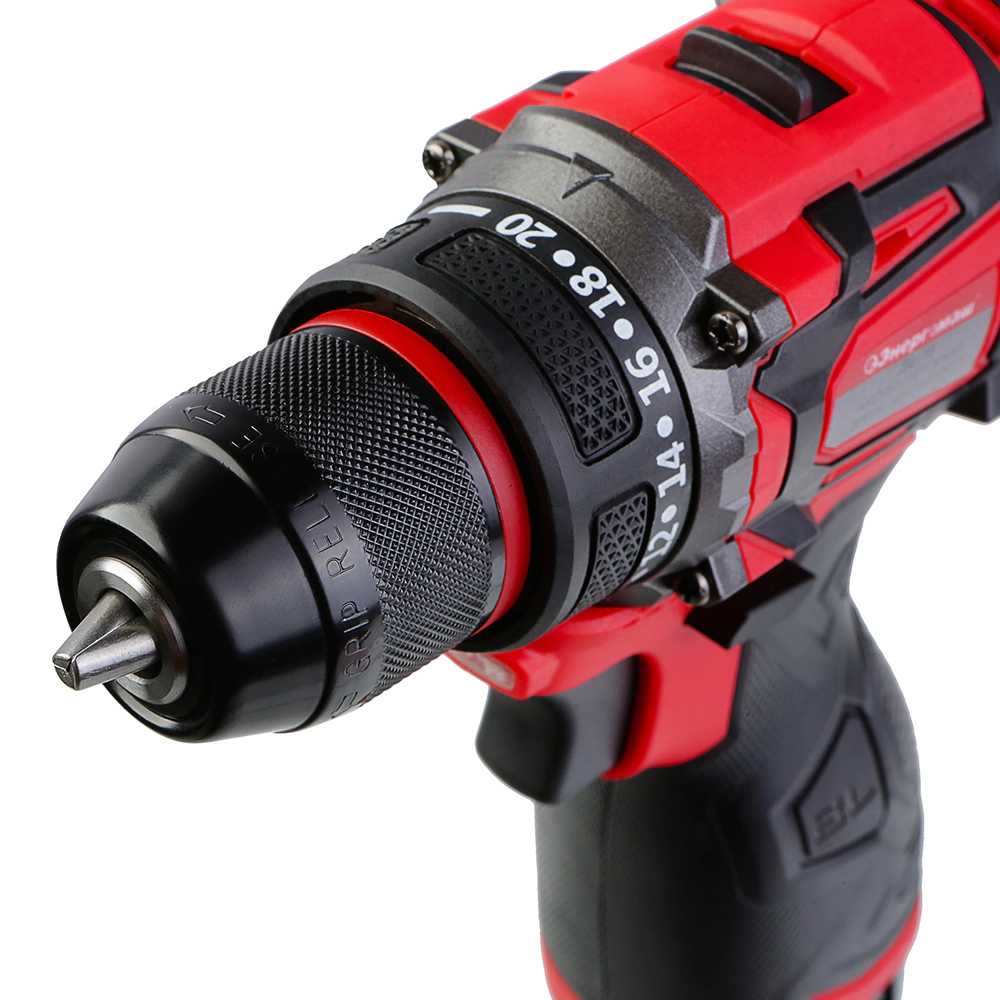 Шуруповерт аккумуляторный бесщеточный 16 В 45 Нм 2х2,0 Ач Энергомаш ДШ-18