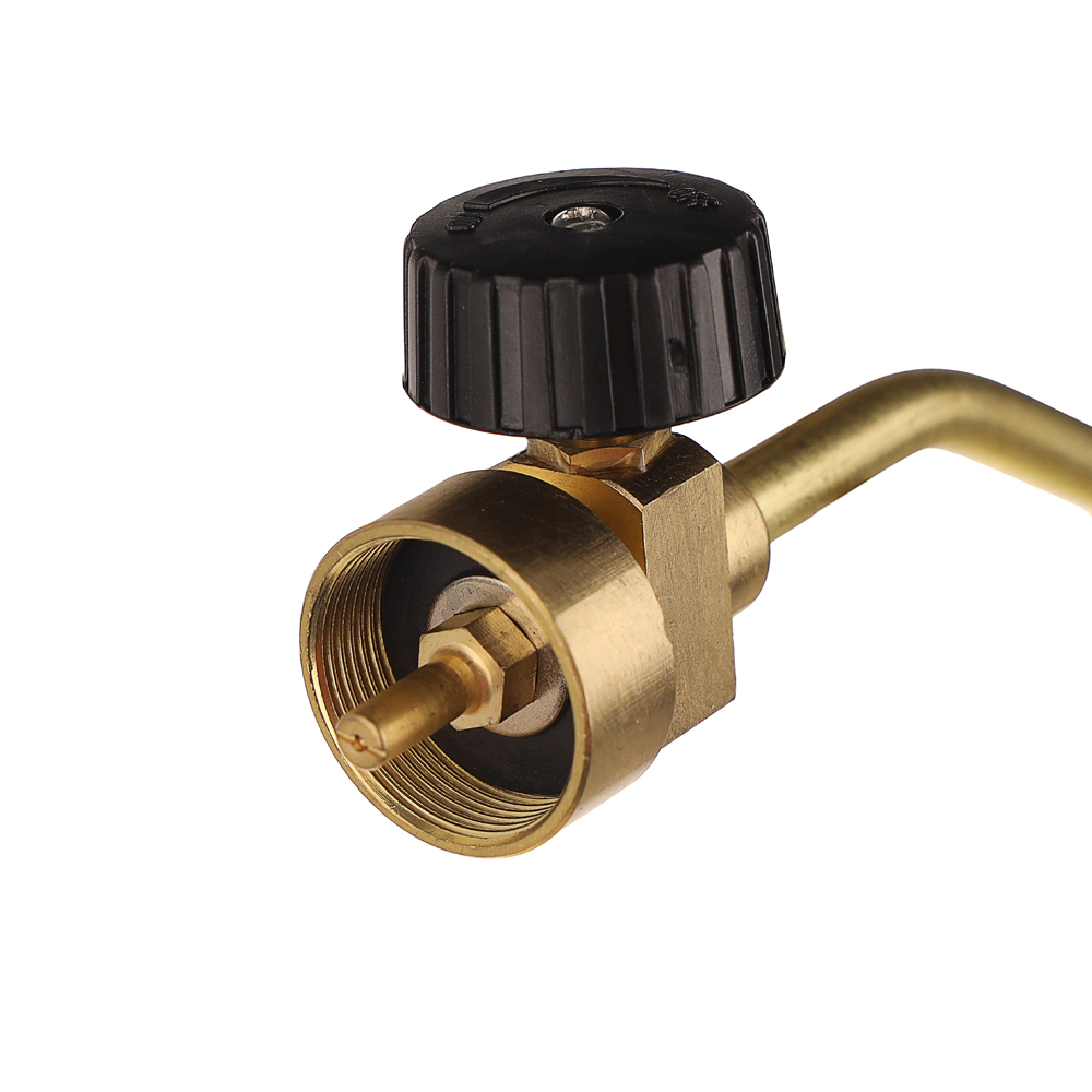 Газовая горелка резьбовая CGA600 с регулировкой пламени, антивспышка TurboJet ZAH-65C