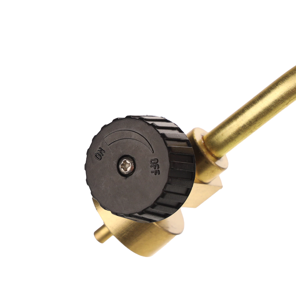 Газовая горелка резьбовая CGA600 с регулировкой пламени, антивспышка TurboJet ZAH-65C