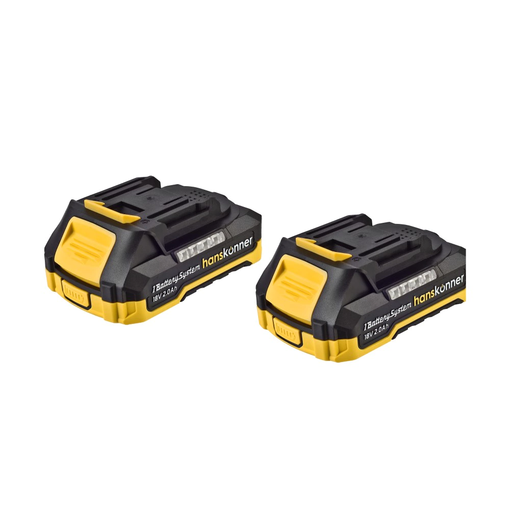 НАБОР Hanskonner HANSKIT2 18В Шуруповерт HCD2065C 60 Нм + Винтоверт HCD20280BLW 280 Нм 2х2,0 Ач