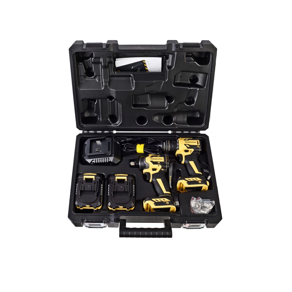 НАБОР Hanskonner HANSKIT2 18В Шуруповерт HCD2065C 60 Нм + Винтоверт HCD20280BLW 280 Нм 2х2,0 Ач