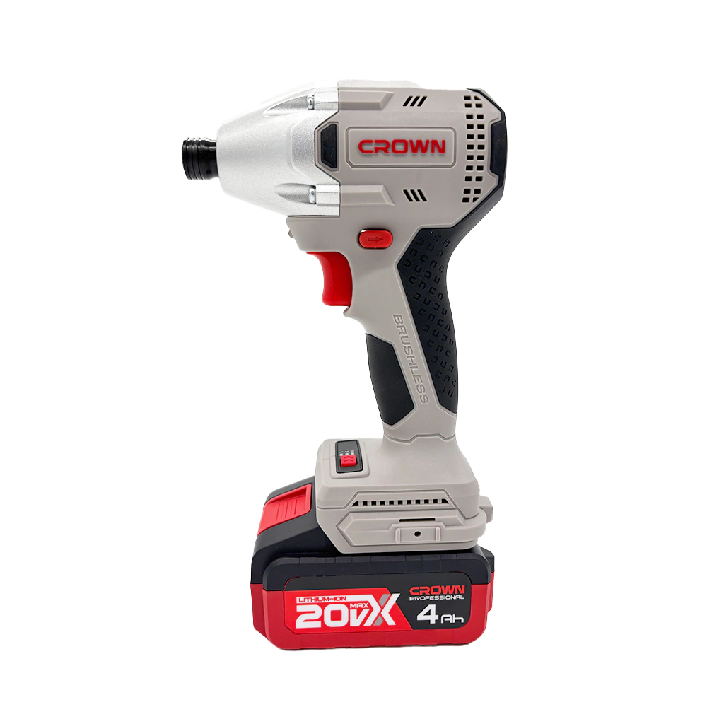 Винтоверт бесщеточный 20 В 1х4,0 Ач CROWN CT22067HX-4S TB