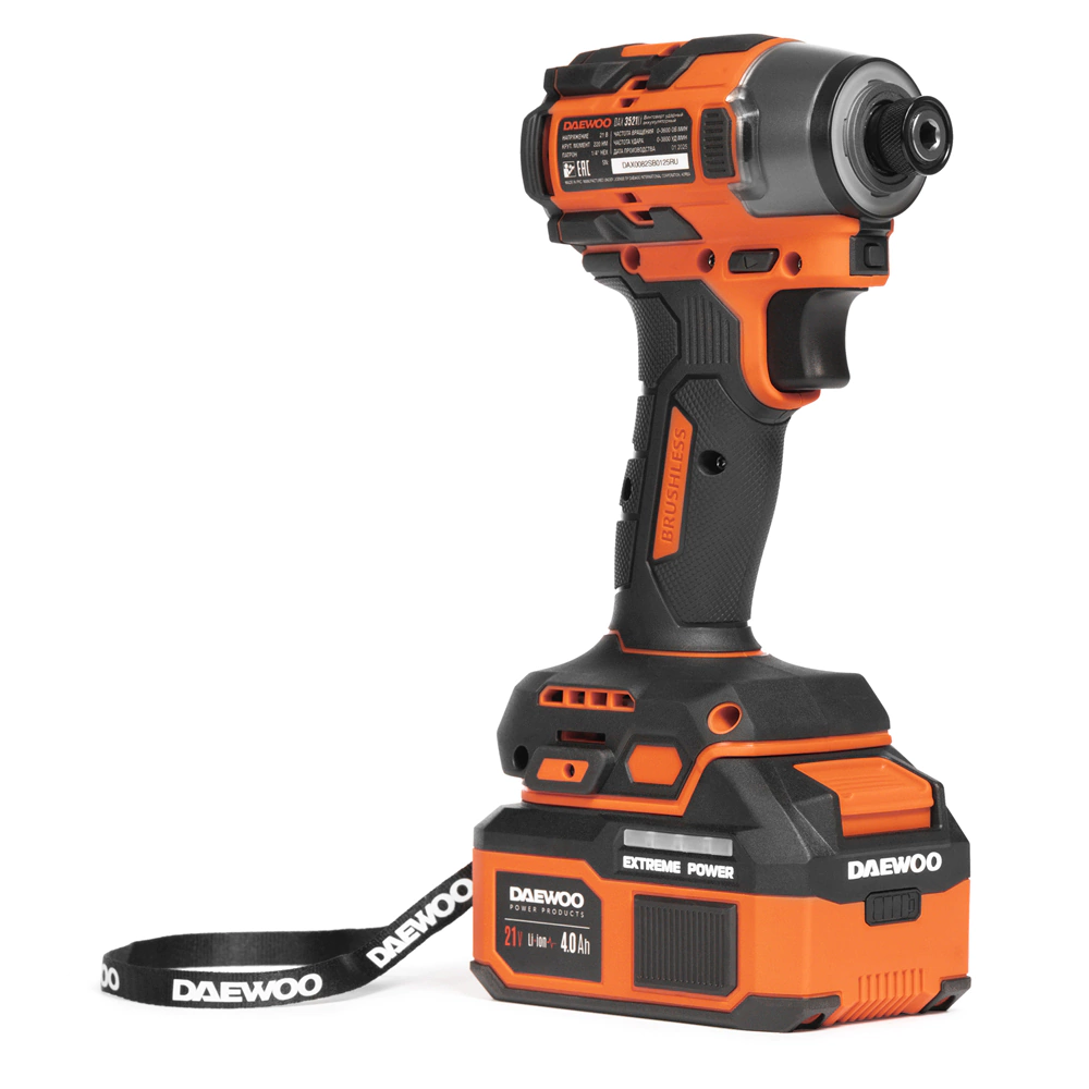 Винтоверт бесщеточный 21 В 1х4,0 Ач DAEWOO DAX 3521Li SET