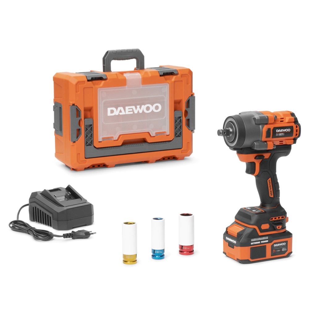 Гайковерт бесщеточный 21 В 1х4,0 Ач DAEWOO DAX 6021Li SET