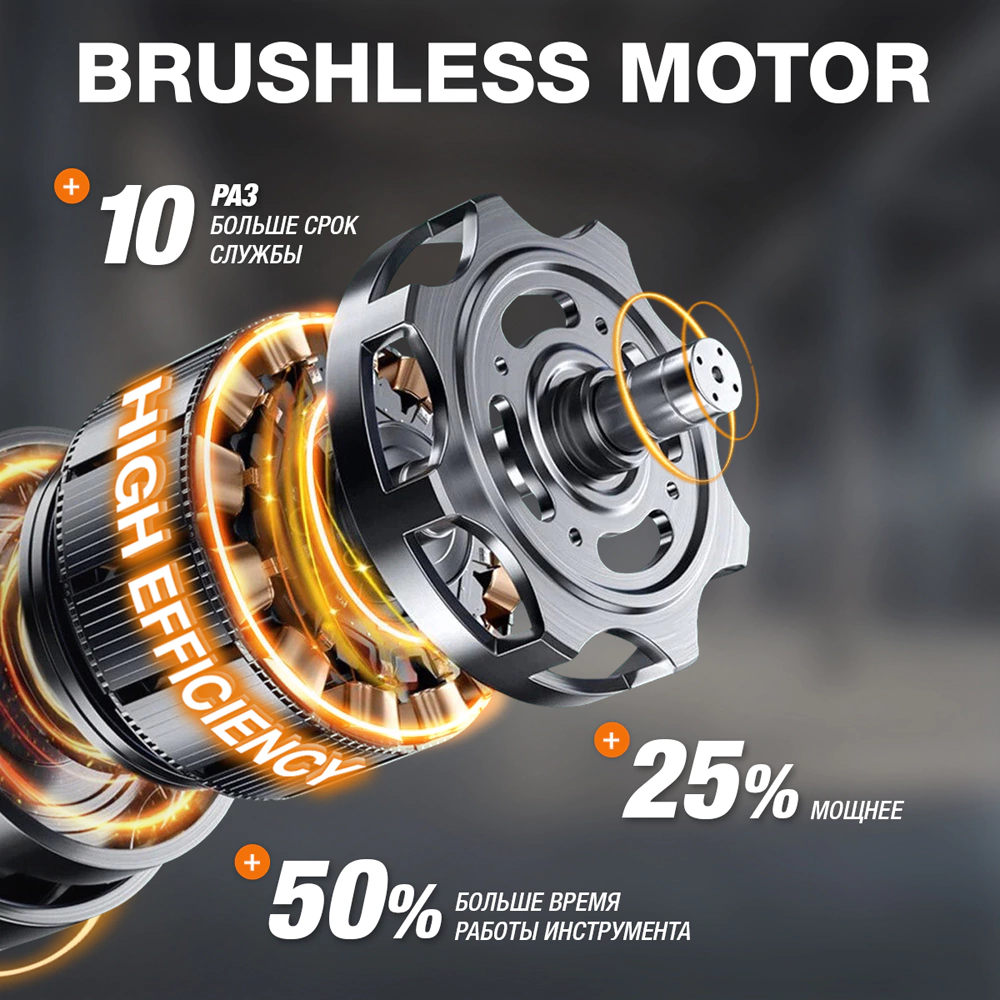 Шуруповерт бесщеточный 21 В 2х2,5 Ач DAEWOO DAA 4021Li SET