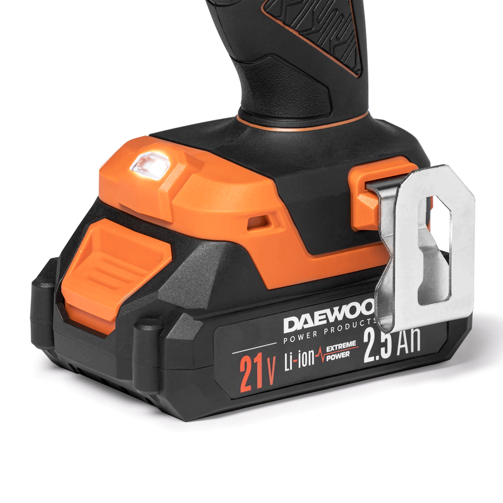 Шуруповерт бесщеточный 21 В 2х2,5 Ач DAEWOO DAA 4021Li SET