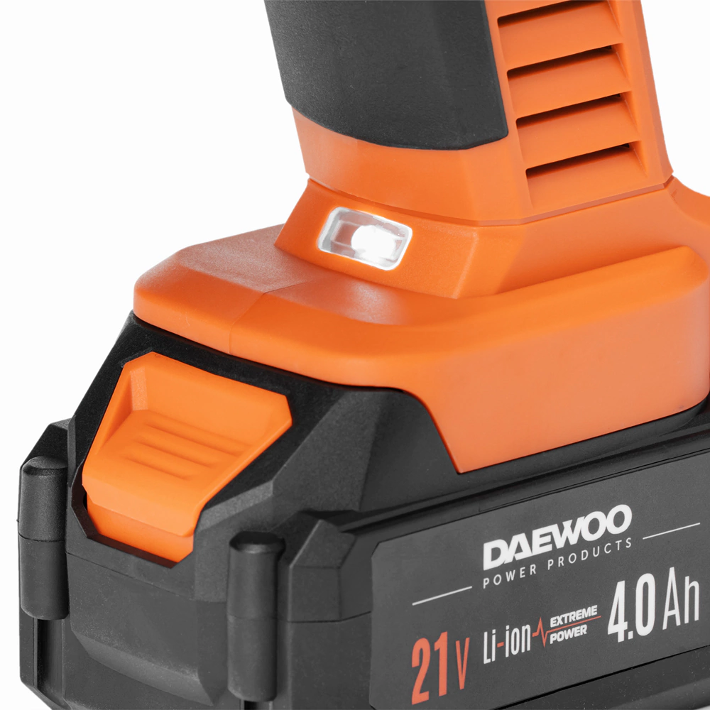 Перфоратор аккумуляторный SDS-Plus 21 В 1х4,0 Ач 2,0 Дж DAEWOO DAH 2821Li SET