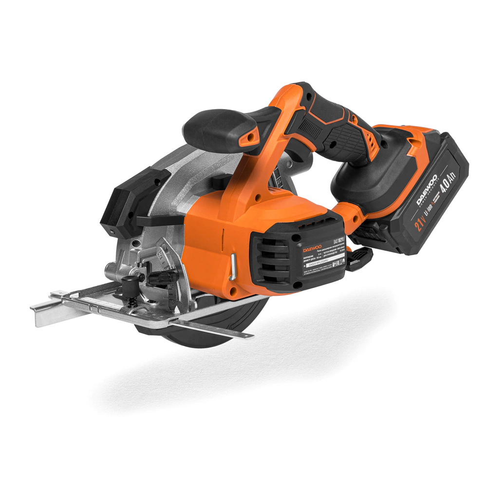 Циркулярная пила аккумуляторная 21 В 165 мм 1х4,0 Ач DAEWOO DAS 1621Li SET