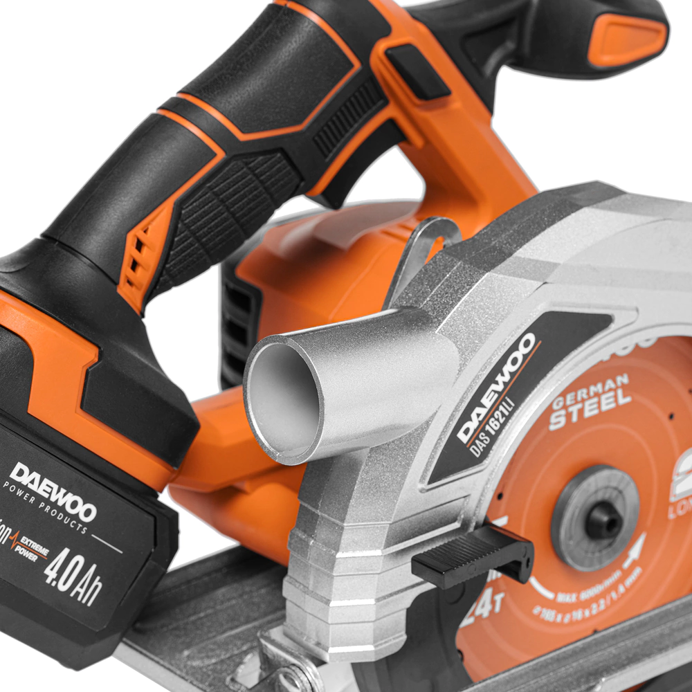Циркулярная пила аккумуляторная 21 В 165 мм 1х4,0 Ач DAEWOO DAS 1621Li SET