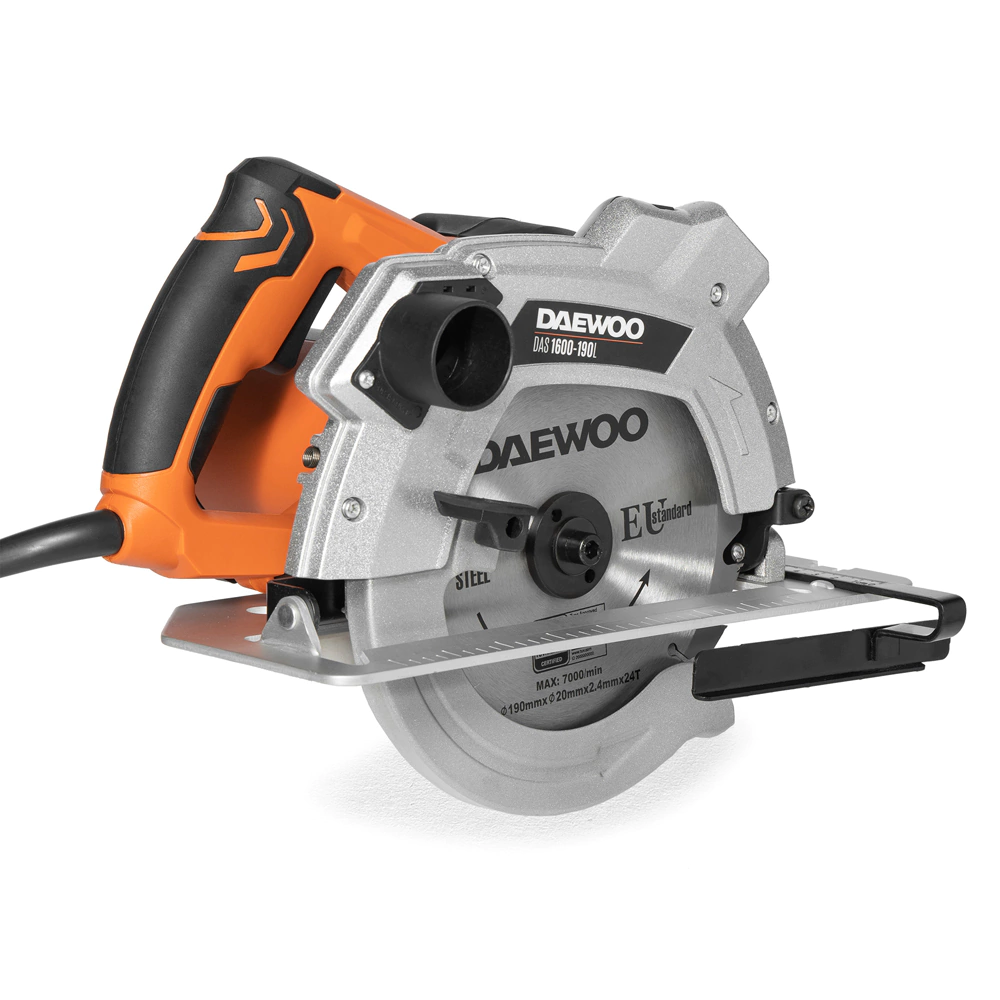 Циркулярная пила 190 мм 1600 Вт пропил 63мм DAEWOO DAS 1600-190L