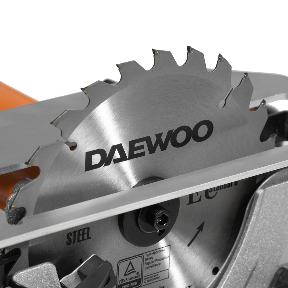 Циркулярная пила 190 мм 1600 Вт пропил 63мм DAEWOO DAS 1600-190L