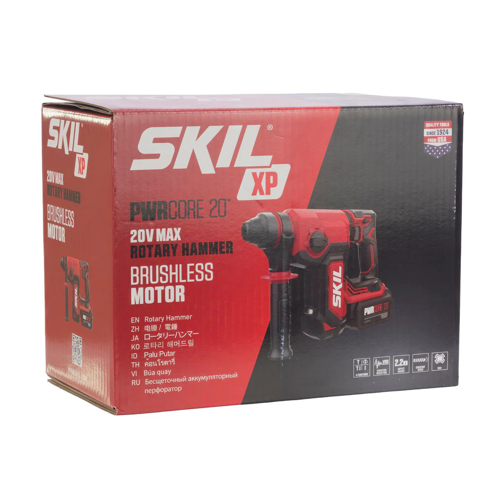 Перфоратор аккумуляторный SDS-Plus 20 В 1х4,0 Ач 2,2 Дж SKIL RH1780SE10