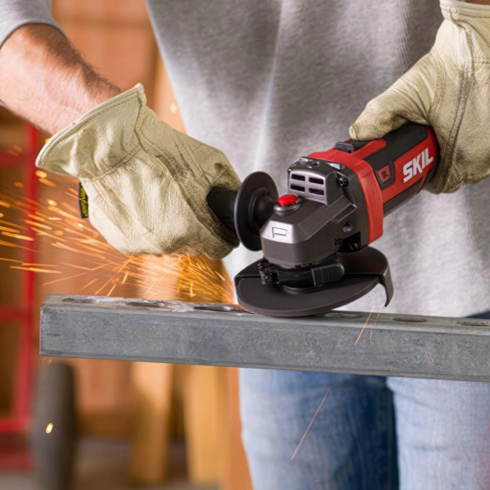 Угловая шлифмашина аккумуляторная бесщеточная 20 В 125 мм 1х4,0 Ач SKIL AG2907SE11