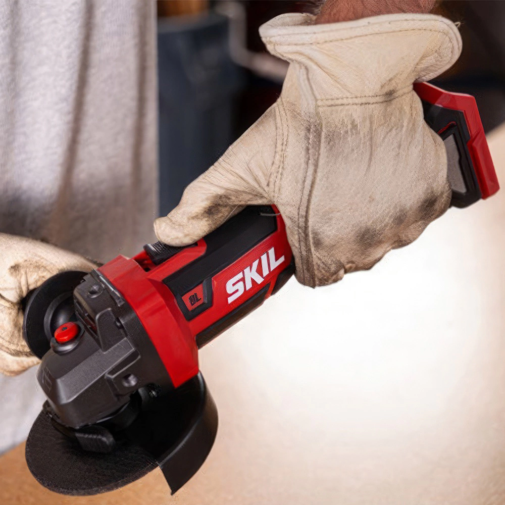 Угловая шлифмашина аккумуляторная бесщеточная 20 В 125 мм 1х4,0 Ач SKIL AG2907SE11