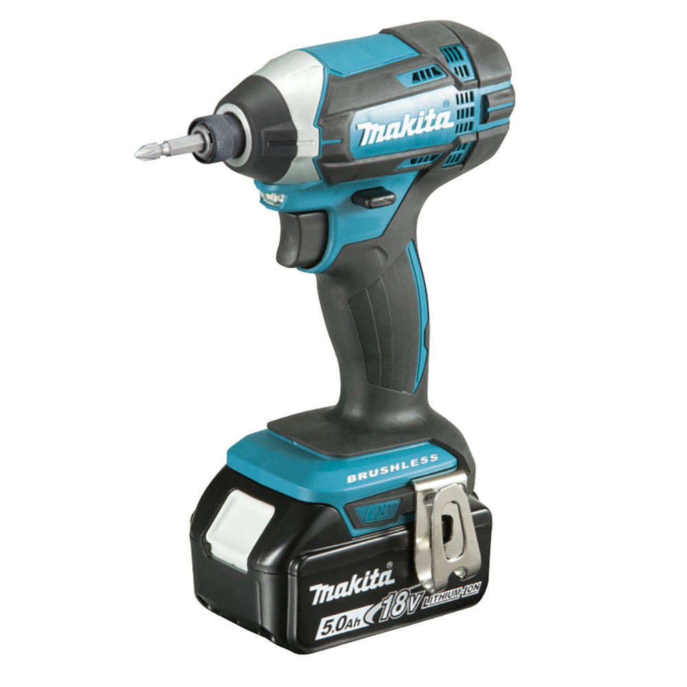 Винтоверт аккумуляторный ударный 18 В 2х3,0 Ач 165 Нм HEX 1/4 Makita LXT DTD152RME